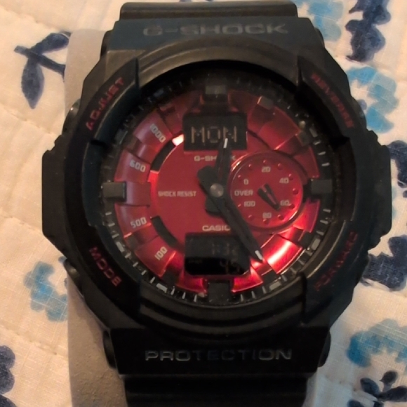 G-Shock Dynamic Black and Red Timepiece